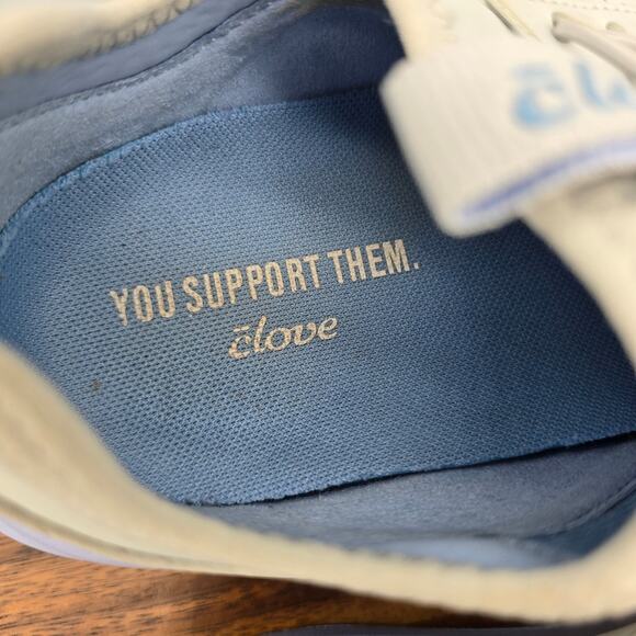 Clove Shoes Womens 8 Light Gray Low Top Drawstring Professional Nursing Sneakers - Picture 8 of 9